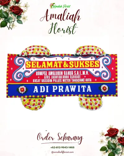 Karangan Bunga Ucapan Selamat di Celukanbawang