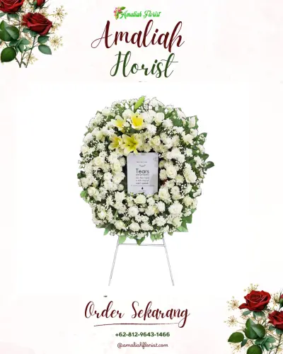Krans Bunga Duka Cita di Celukanbawang