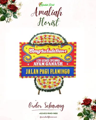 Bunga Papan Congratulation di Celukanbawang